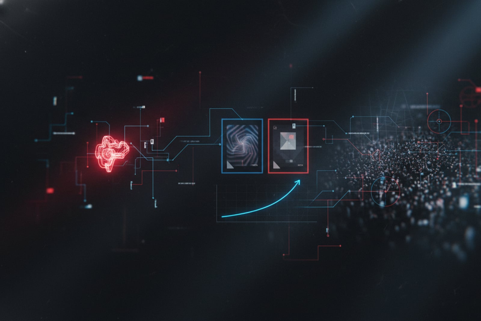 Ad creatives split-tested, pointed at an audience